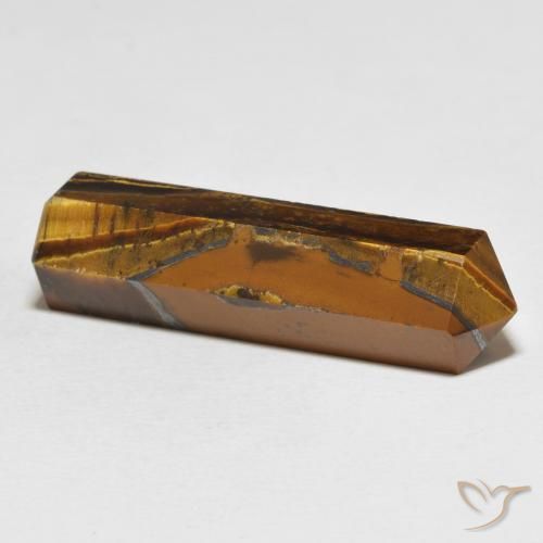 Ojo de Tigre Medium Light-Brown natural de 35.24 ct, Elegante, Opaco