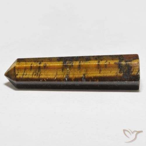 19.26ct Natural Marrón dorado Ojo de Tigre, Elegante, Opaco