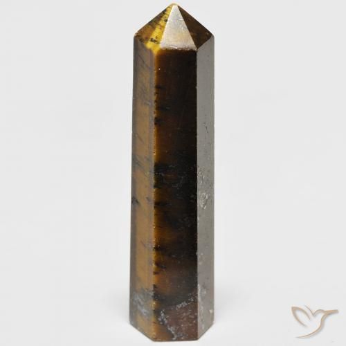 Ojo de Tigre Marrón dorado natural de 19.26 ct, Elegante, Opaco