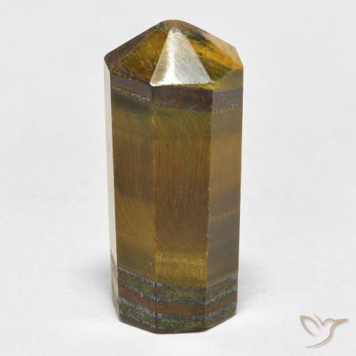 16.04ct Natural Marrón dorado Ojo de Tigre, Elegante, Opaco