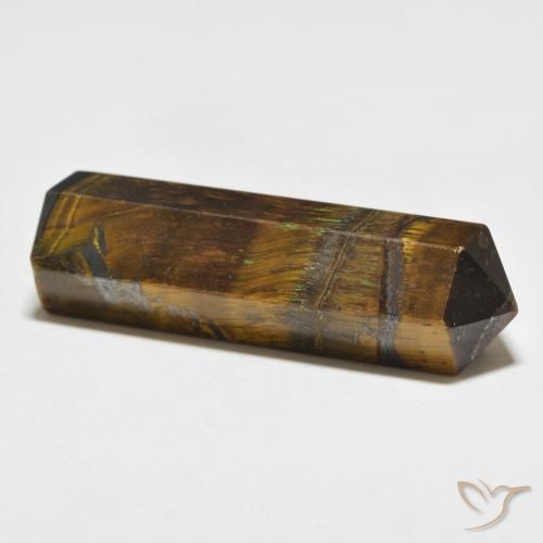 Ojo de Tigre Marrón cálido natural de 43.83 ct, Elegante, Opaco