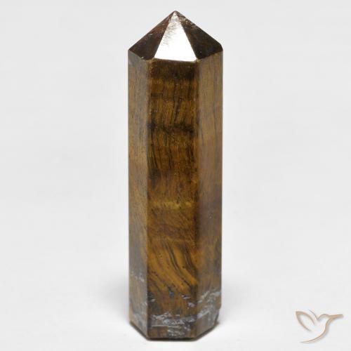 17.80ct Natural Marrón amarillento Ojo de Tigre, Elegante, Opaco