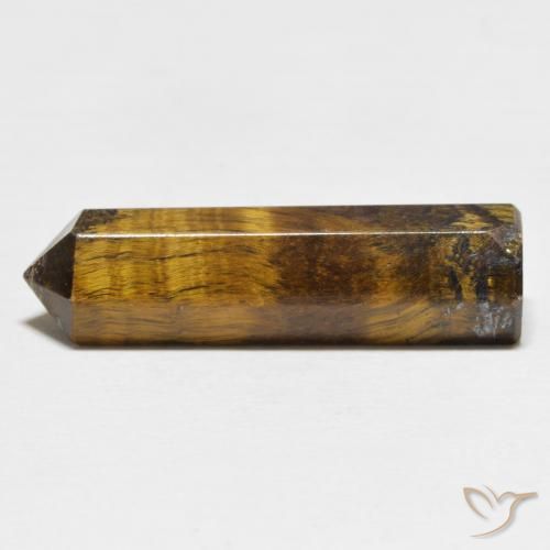Ojo de Tigre Marrón amarillento natural de 17.80 ct, Elegante, Opaco