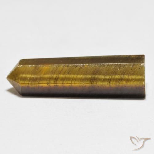 Ojo de Tigre Marrón amarillento natural de 27.04 ct, Elegante, Opaco