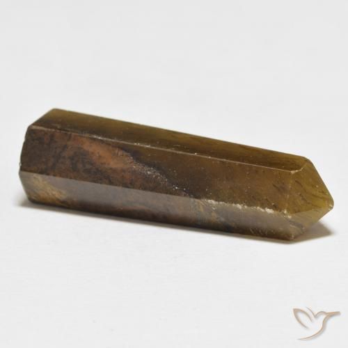 Ojo de Tigre Marrón amarillento natural de 27.04 ct, Elegante, Opaco
