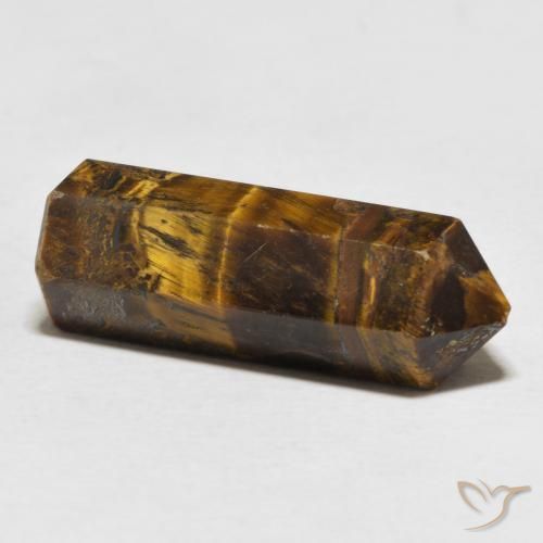 Ojo de Tigre Marrón cálido natural de 18.91 ct, Elegante, Opaco