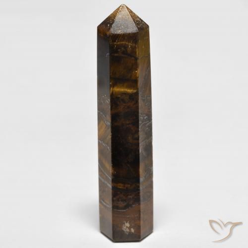 Ojo de Tigre Marrón amarillento natural de 29.75 ct, Elegante, Opaco