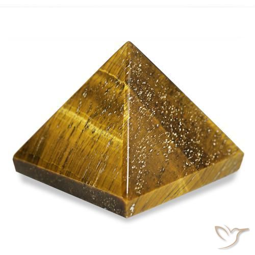 Ojo de Tigre Marrón dorado natural de 76.33 ct, Cuadrado, Opaco