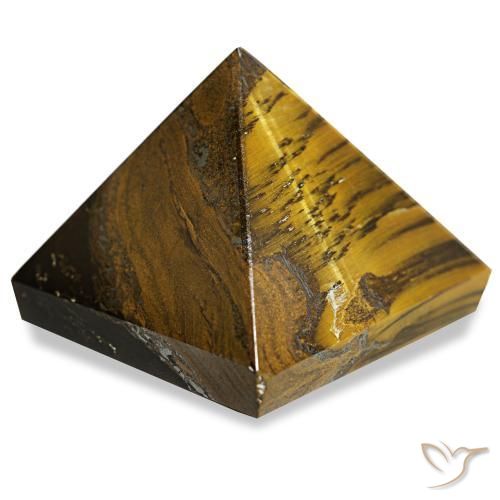 Ojo de Tigre Marrón claro natural de 98.04 ct, Cuadrado, Opaco