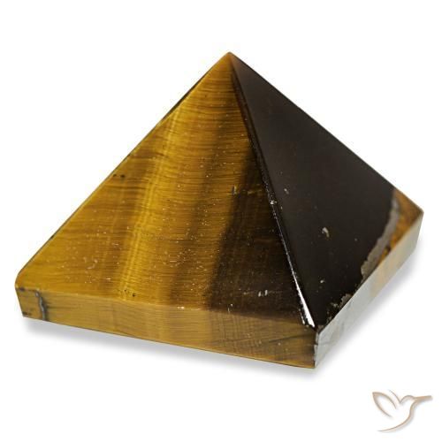 Ojo de Tigre Marrón dorado natural de 85.50 ct, Cuadrado, Opaco