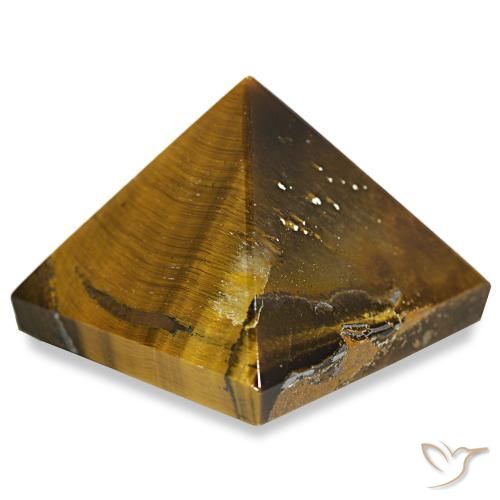 Ojo de Tigre Marrón dorado natural de 85.50 ct, Cuadrado, Opaco