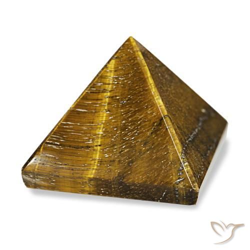 Ojo de Tigre Marrón dorado natural de 72.47 ct, Cuadrado, Opaco