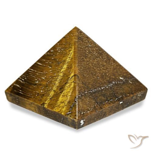 Ojo de Tigre Marrón dorado natural de 72.47 ct, Cuadrado, Opaco