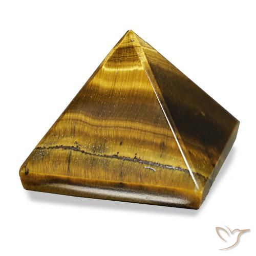 Ojo de Tigre Marrón dorado natural de 80.21 ct, Cuadrado, Opaco