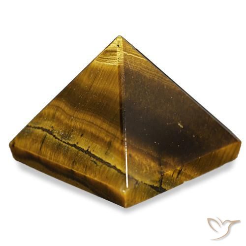 Ojo de Tigre Marrón dorado natural de 80.21 ct, Cuadrado, Opaco