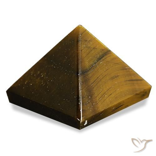 Ojo de Tigre Marrón amarillento natural de 72.39 ct, Cuadrado, Opaco