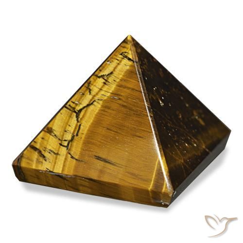 Ojo de Tigre Marrón dorado natural de 97.28 ct, Cuadrado, Opaco