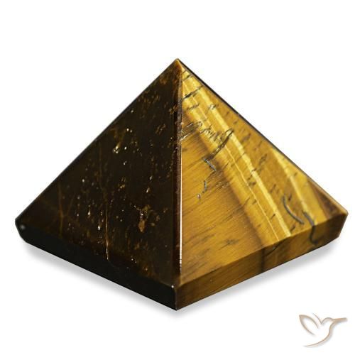 Ojo de Tigre Marrón dorado natural de 97.28 ct, Cuadrado, Opaco