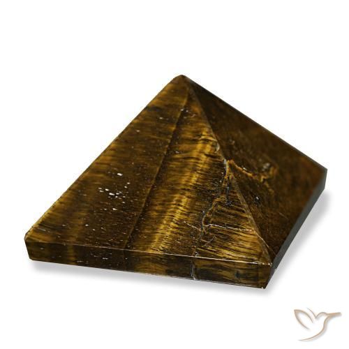 Ojo de Tigre Marrón jengibre natural de 71.50 ct, Cuadrado, Opaco