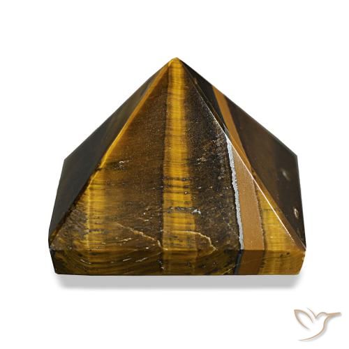 Ojo de Tigre Marrón cálido natural de 81.38 ct, Cuadrado, Opaco