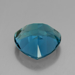 Topacio azul natural de 6,98 ct, trillón, VVS