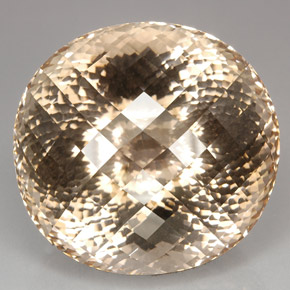 Topacio amarillo natural de 362,81 ct, corte óvalo, IF