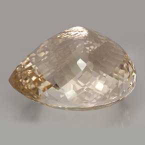 Topacio amarillo natural de 437,40 ct, en forma de pera, IF