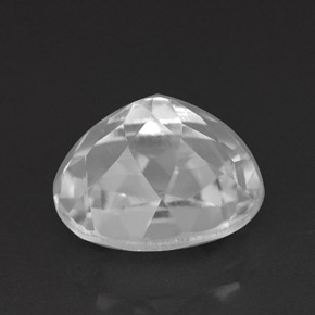 Topacio blanco natural de 4,39 ct, corte óvalo, VVS-VS