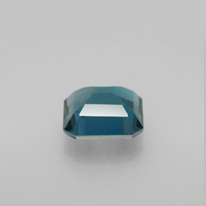 Topacio azul natural de 2,71 ct, corte esmeralda, VVS-VS