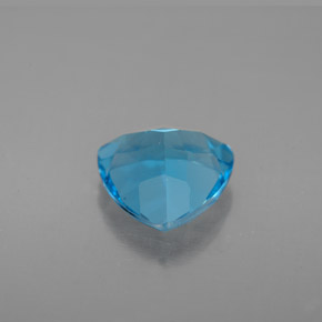 Topacio azul natural de 2,99 ct, trillón, VVS-VS