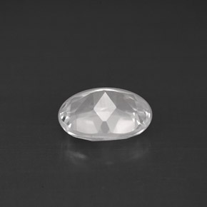 Topacio blanco natural de 1,62 ct, corte óvalo, VS
