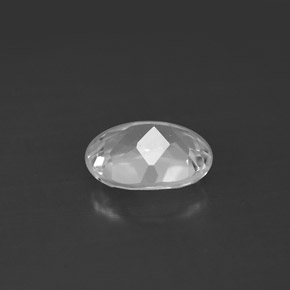 Topacio blanco natural de 1,54 ct, corte óvalo, VS