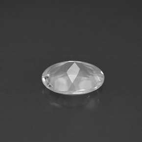 Topacio blanco natural de 1,48 ct, corte óvalo, VS