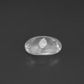 Topacio blanco natural de 1,43 ct, corte óvalo, VS