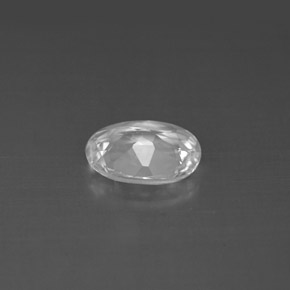 Topacio blanco natural de 1,21 ct, corte óvalo, VVS-VS