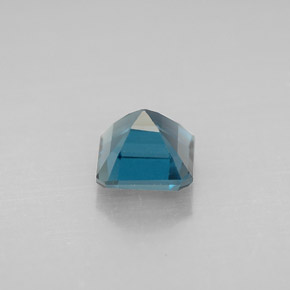 Topacio azul natural de 1,46 ct, corte esmeralda, VVS-VS