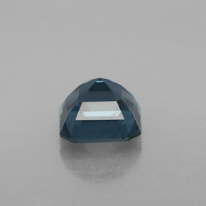Topacio azul natural de 1,51 ct, corte esmeralda, VVS-VS