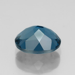 Topacio azul natural de 2,61 ct, corte óvalo, VVS-VS