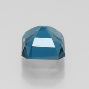 Topacio azul natural de 1,44 ct, corte esmeralda, VVS