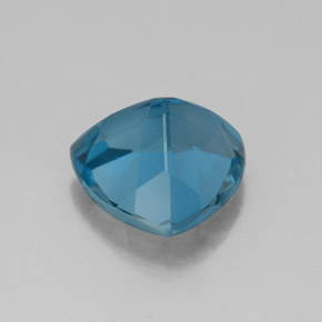 Topacio azul natural de 5,28 ct, trillón, VVS