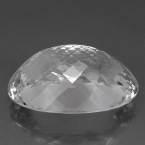Topacio blanco natural de 80,85 ct, corte óvalo, VVS
