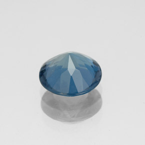 Topacio azul natural de 1,88 ct, corte redondo, VS-SI