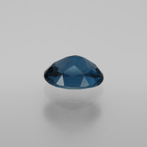 Topacio azul natural de 2,00 ct, corte óvalo, VVS