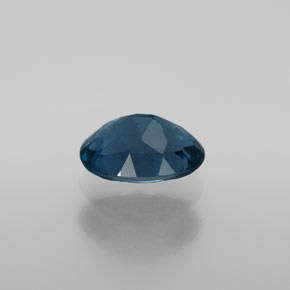 Topacio azul natural de 2,28 ct, corte óvalo, VS