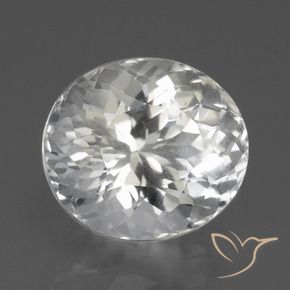 Topacio Blanco natural de 3.71 ct, Ovalada, VVS-VS
