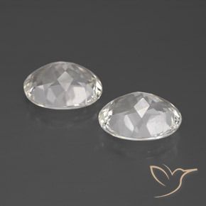 Gemas de Topacio Blanco natural de 8.23 ct, Ovalada, VVS-VS
