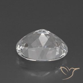 Topacio Blanco claro natural de 4.62 ct, Ovalada, VVS-VS