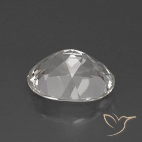 Topacio Blanco claro natural de 4.13 ct, Ovalada, VVS-VS