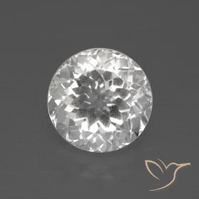 5.22ct Natural Blanco claro Topacio, Redondo, VS