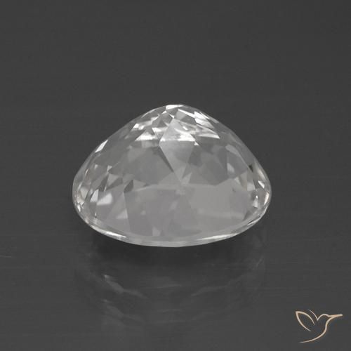 Topacio Blanco claro natural de 5.38 ct, Ovalada, VVS-VS